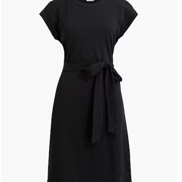 Knit tie-waist mini dress - Picture 2 of 7